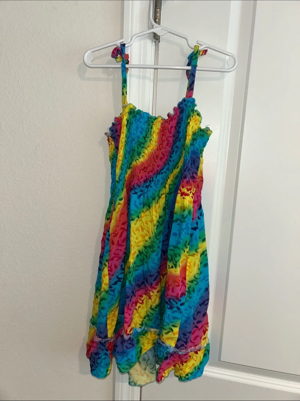 Girls Dresses set of 5 medium - Bright Multicolor